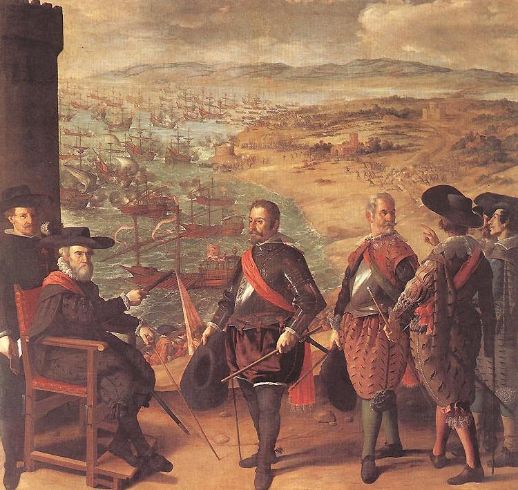 ZURBARAN  Francisco de Defence of Cadiz against the English china oil painting image